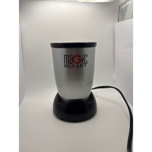 Magic Bullet Personal Blender Base MB1001 Silver Black High Torque Power Base